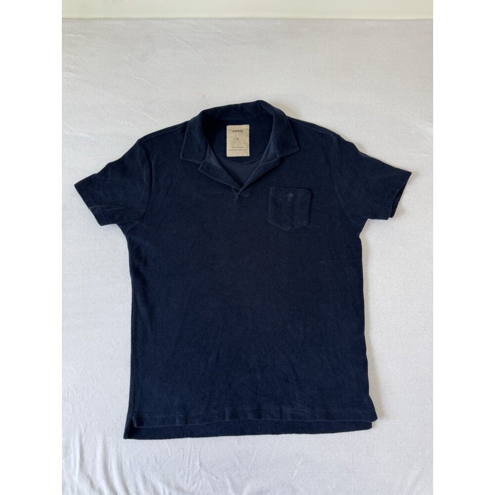 OAS Navy Polo Terry Shirt XL